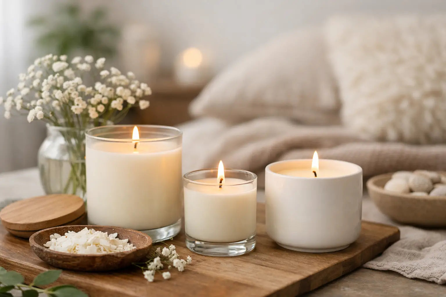 Clean Burning Soy Candles for a Softer Home