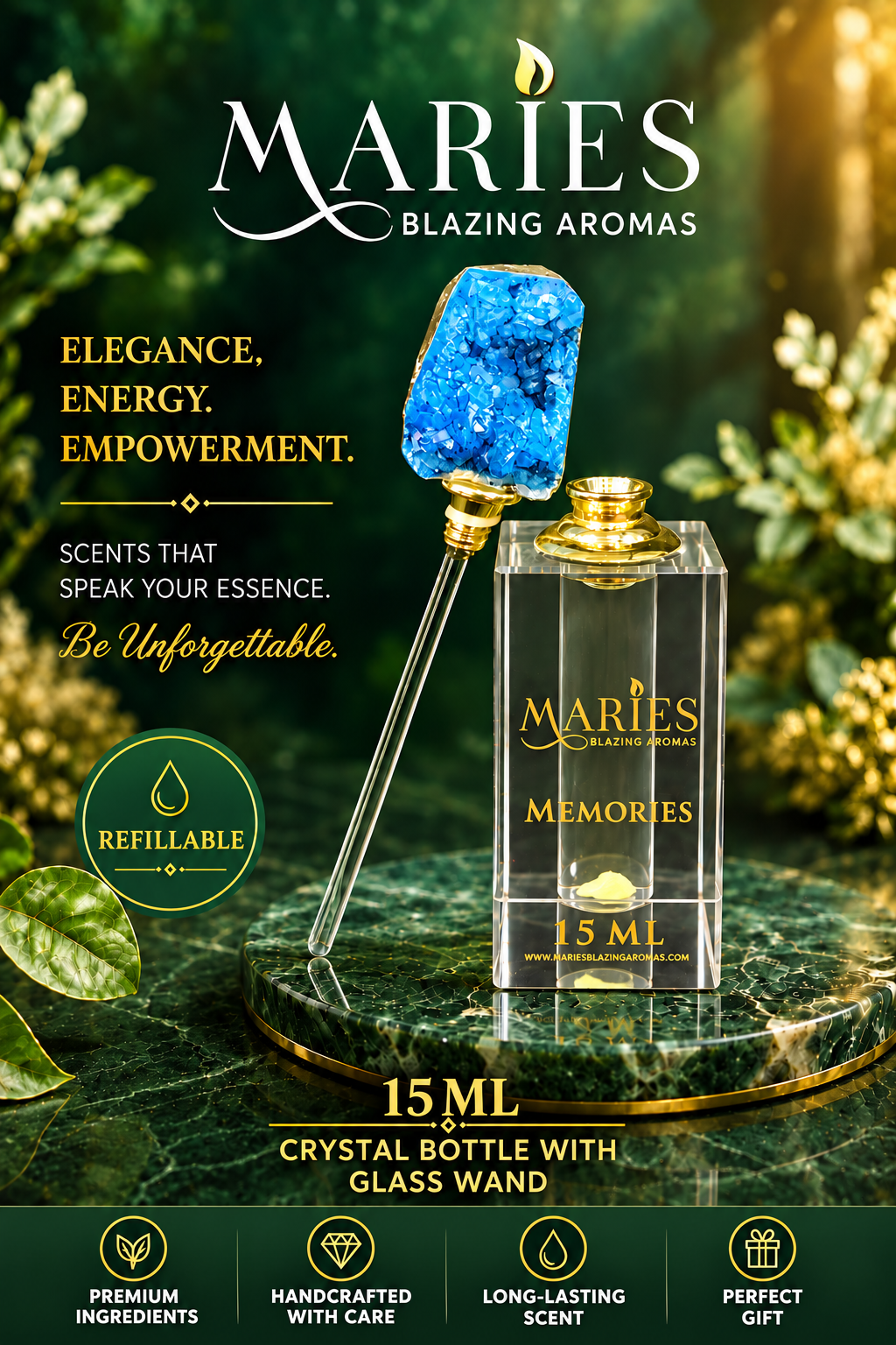 Perfume de aceite de fragancia de lujo Memories