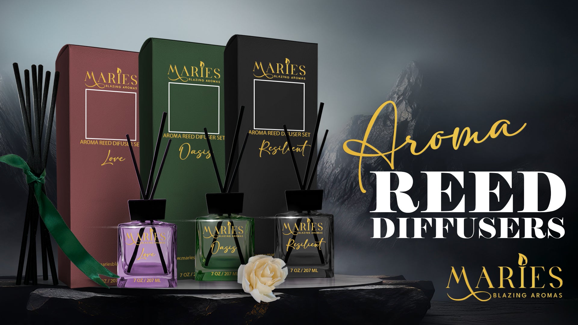 Luxury Aroma Reed Diffuser Set