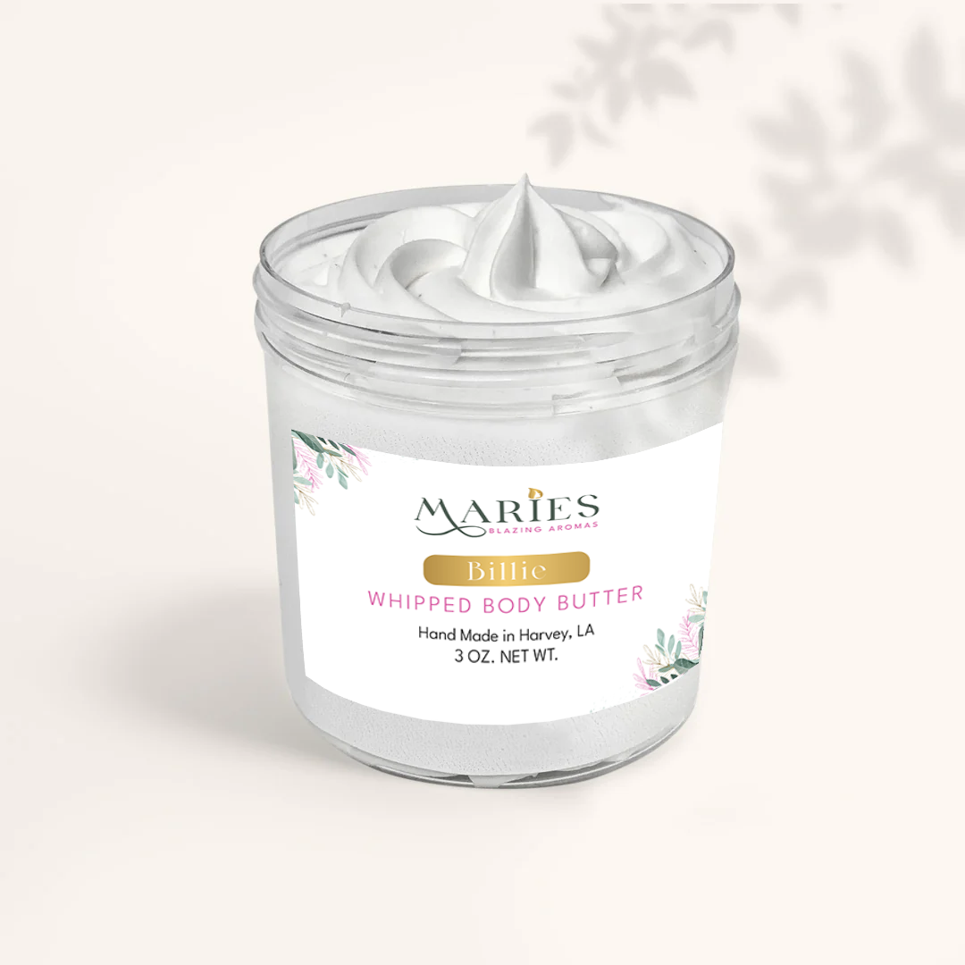 Maries Blazing Aromas Billie Whipped Body Butter - body butter for nourished and fragrant skin