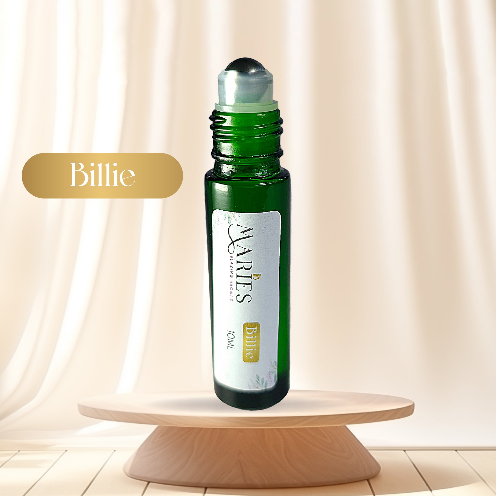 Billie Perfume Roller Bottle: Convenient roll-on perfume bottle | Maries Blazing Aromas