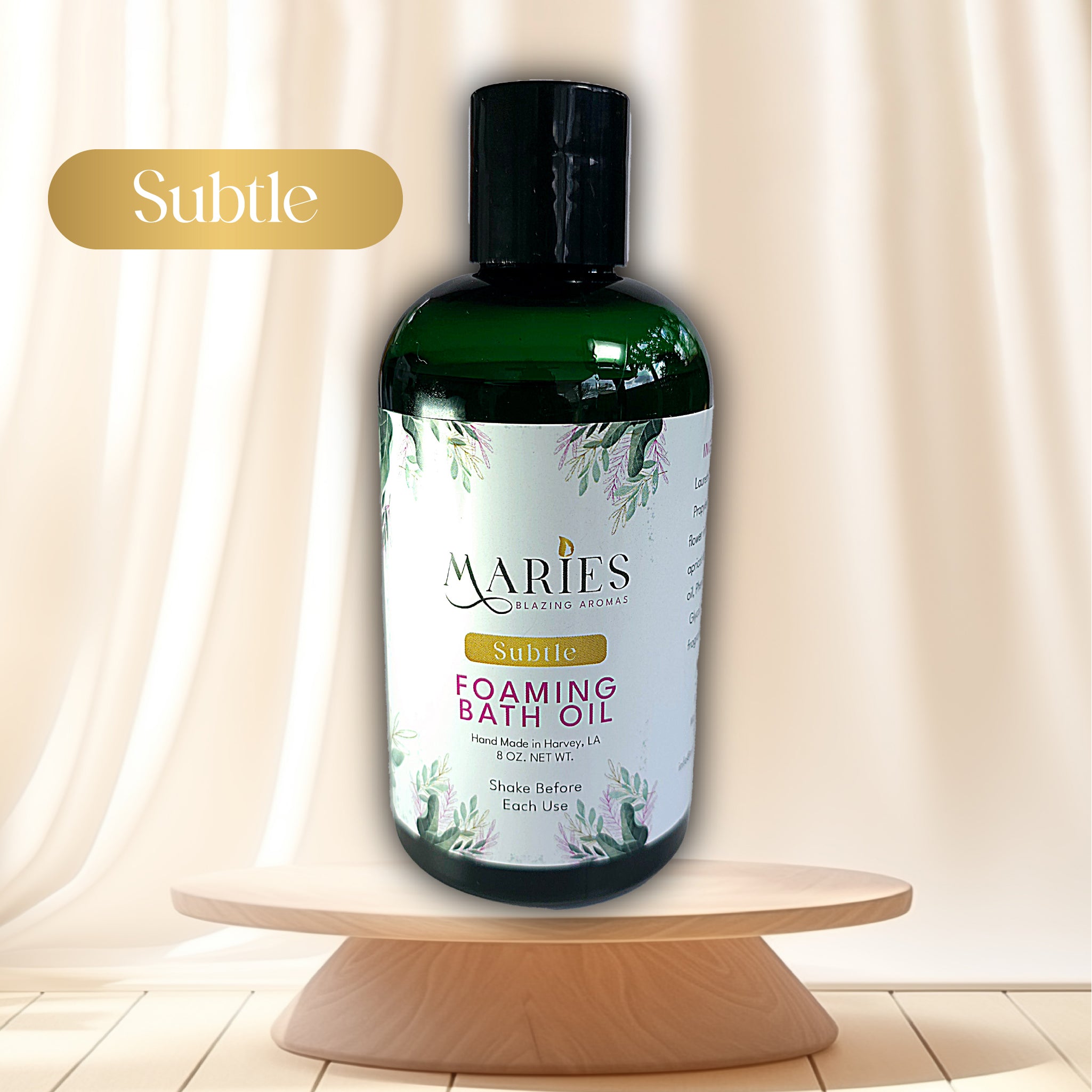 Subtle Perfume Foaming Bath Oil