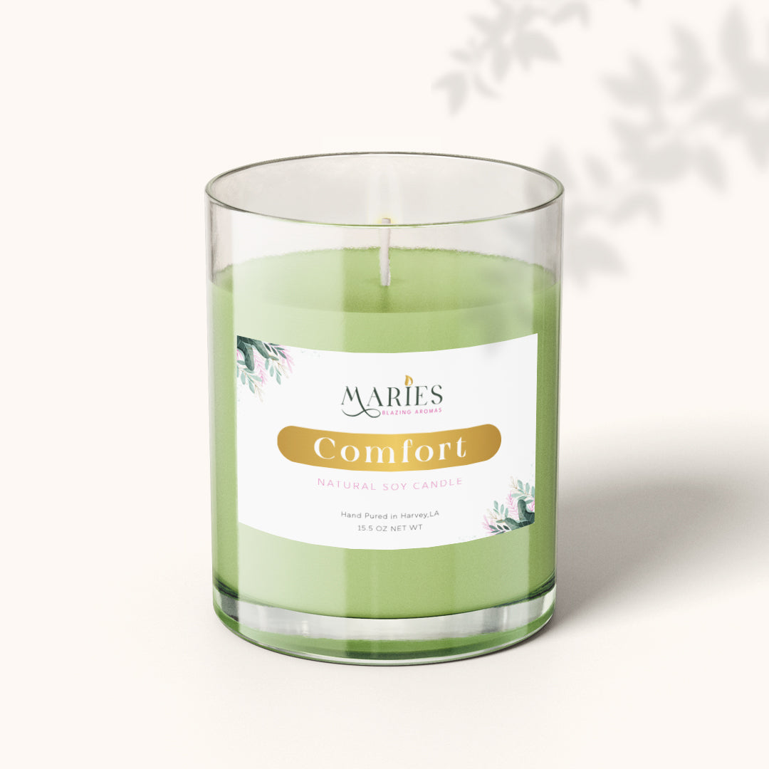 Comfort Aura Scented Candle Aroma Candles by Maries Blazing Aromas